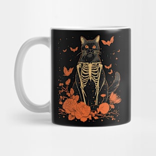 Valentine's Day Love Vintage Halloween Black Cat Witch Retro Cute Super Cool Best Gift Mug